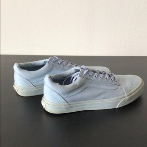 Vans Old Skool Mono Sky Blue Skate Shoes Size 10 M